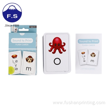 Custom Printing Design Educational Alphabet Flash Cards